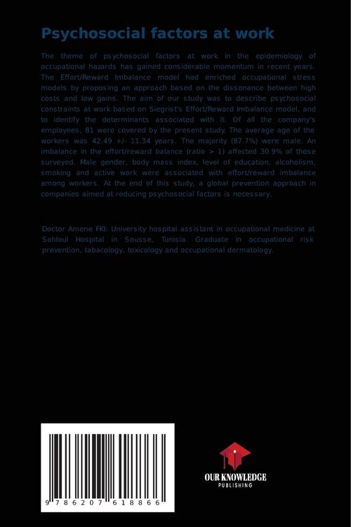 Produktbild: Psychosocial factors at work