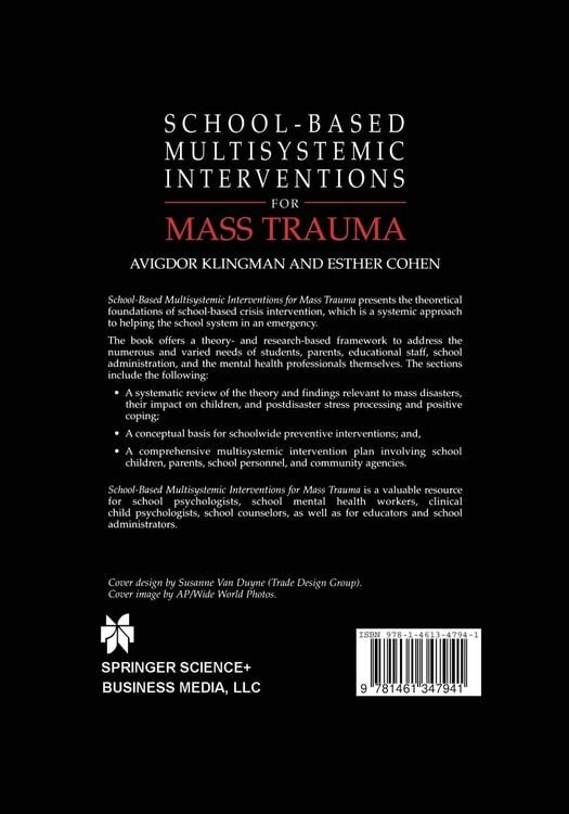 Produktbild: School-Based Multisystemic Interventions For Mass Trauma