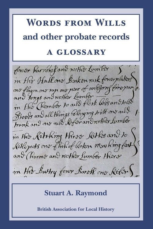 Produktbild: Words from Wills and Other Probate Records