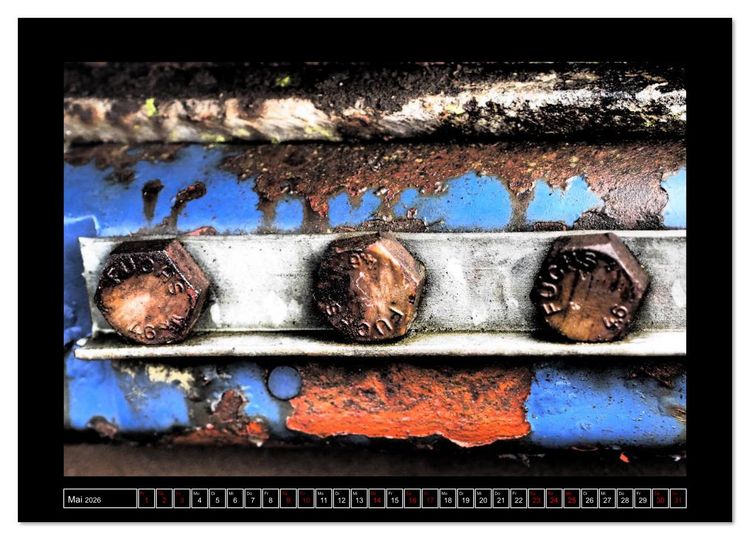 Produktbild: Fotokalender Industrial Art (Wandkalender 2026 DIN A4 quer), CALVENDO Monatskalender