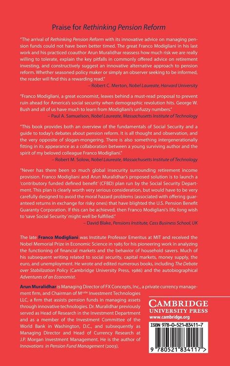 Produktbild: Rethinking Pension Reform
