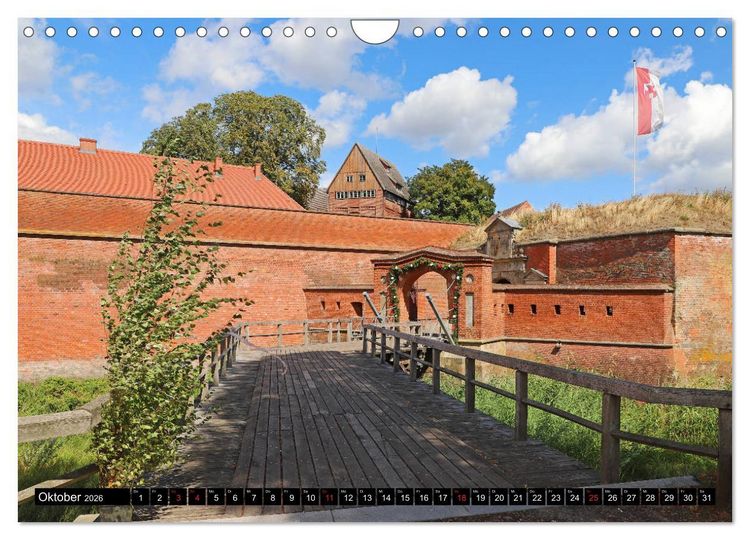 Produktbild: Elberadweg von Lutherstadt Wittenberg bis Hitzacker (Wandkalender 2026 DIN A4 quer), CALVENDO Monatskalender