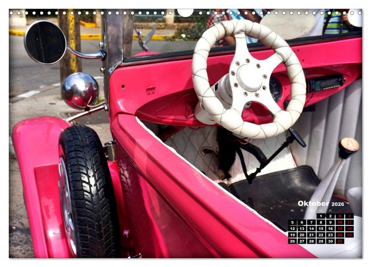 Produktbild: Pink Lady - Ford Modell A in Havanna (Wandkalender 2026 DIN A3 quer), CALVENDO Monatskalender