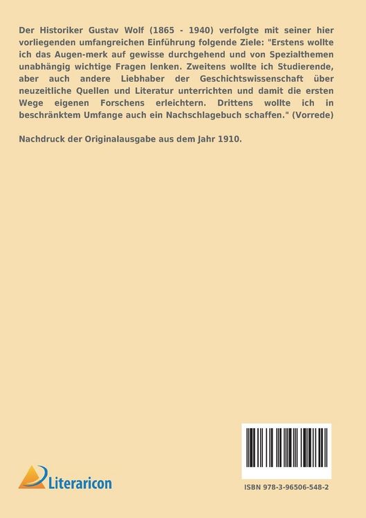 Produktbild: Einf&uuml;hrung in das Studium der Neueren Geschichte