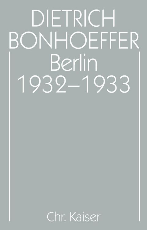 Produktbild: Berlin 1932-1933