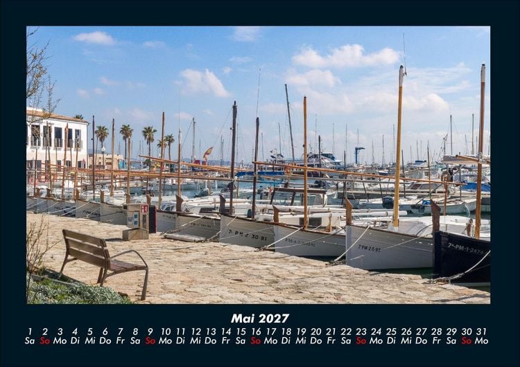 Produktbild: Boote 2027 Fotokalender DIN A4