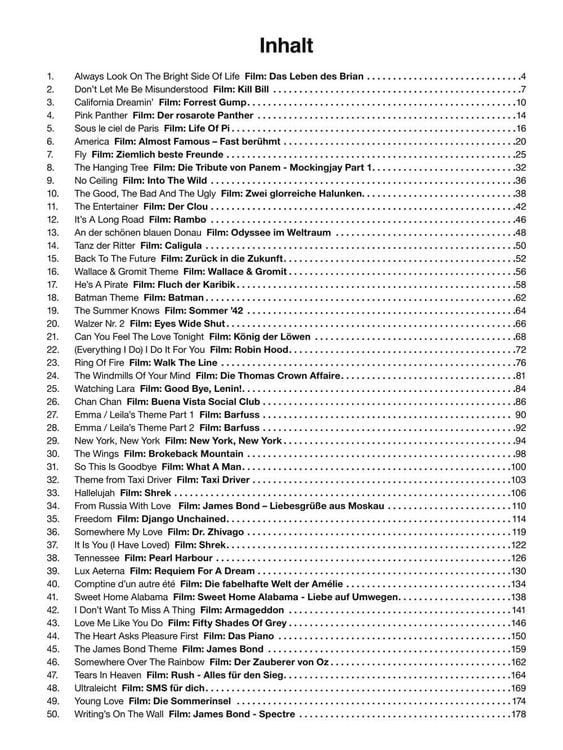 Produktbild: 50 Filmhits f&uuml;r Klavier 1