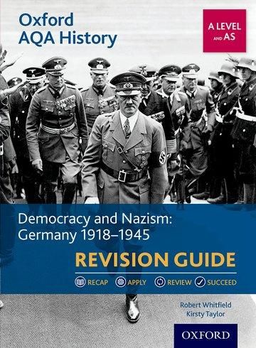 Produktbild: Oxford AQA History for A Level: Democracy and Nazism: Germany 1918-1945 Revision Guide
