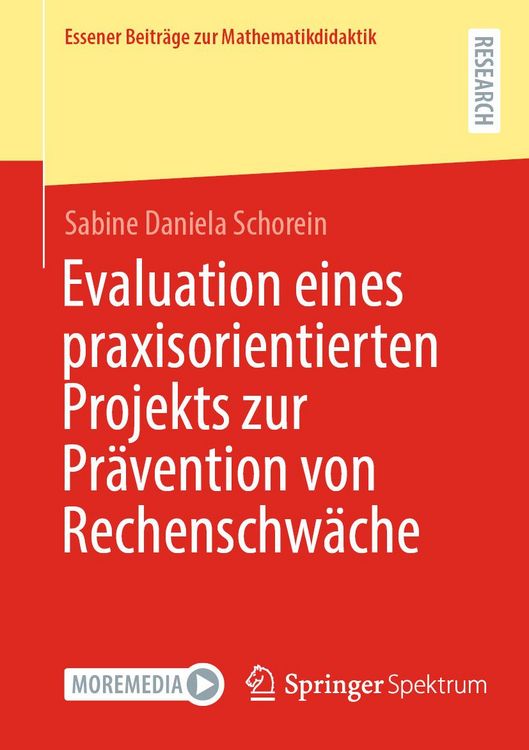 Produktbild: Evaluation eines praxisorientierten Projekts zur Pr&auml;vention von Rechenschw&auml;che