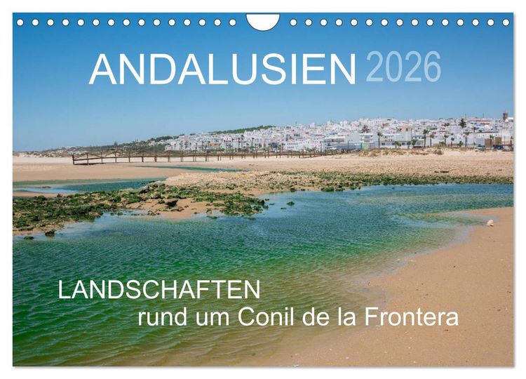 Produktbild: Andalusien - Landschaften rund um Conil de la Frontera (Wandkalender 2026 DIN A4 quer), CALVENDO Monatskalender