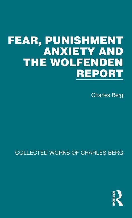 Produktbild: Fear, Punishment Anxiety and the Wolfenden Report