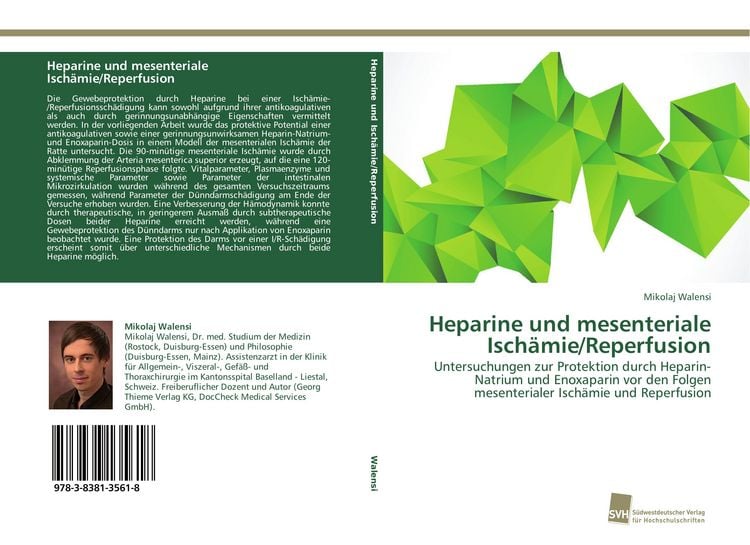 Produktbild: Heparine und mesenteriale Isch&auml;mie/Reperfusion