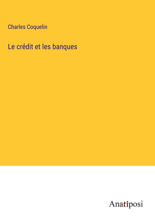 Produktbild: Le cr&eacute;dit et les banques