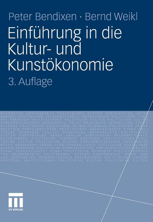 Produktbild: Einf&uuml;hrung in die Kultur- und Kunst&ouml;konomie