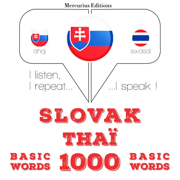 Produktbild: Slovensk&yacute; - Thai: 1000 z&aacute;kladn&yacute;ch slov