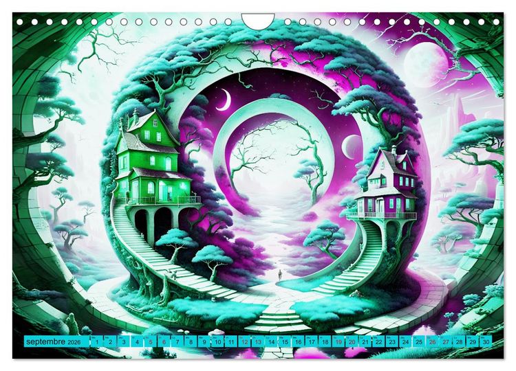 Produktbild: Des Portes imaginaires (Calendrier mural 2026 DIN A4 vertical), CALVENDO calendrier mensuel