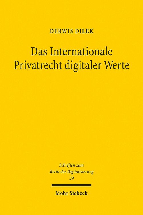 Produktbild: Das Internationale Privatrecht digitaler Werte