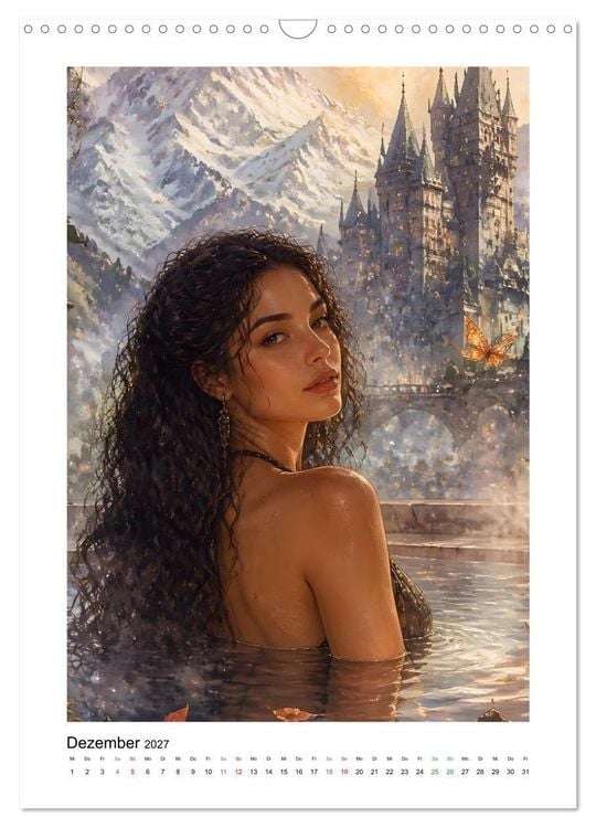 Produktbild: Traumhafte Frauen (Wandkalender 2027 DIN A3 hoch), CALVENDO Monatskalender
