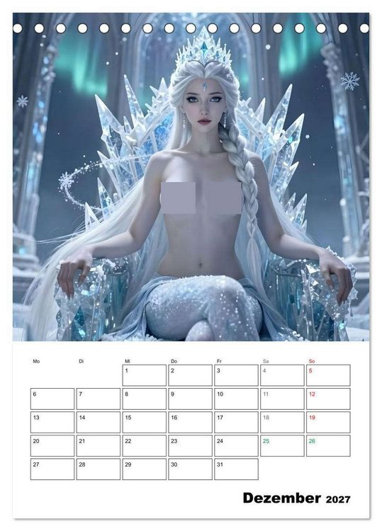 Produktbild: Mystische Engel (Tischkalender 2027 DIN A5 hoch), CALVENDO Monatskalender