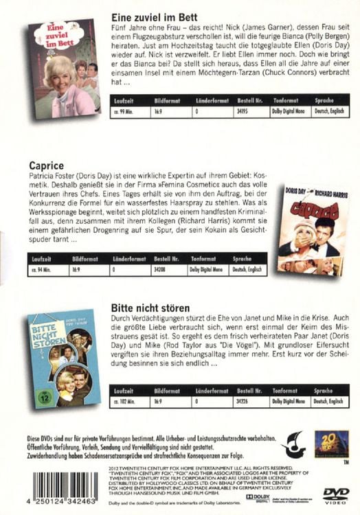 Produktbild: Doris Day - Premium Collection [3 DVDs]