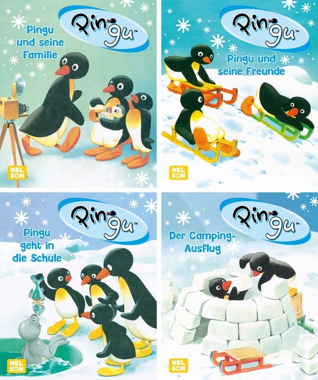 Produktbild: Nelson Mini-B&uuml;cher: 4er Pingu 1-4