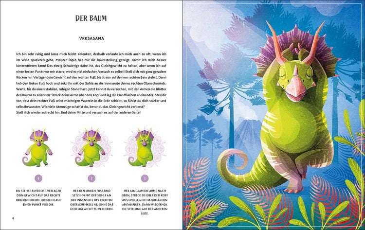 Produktbild: Kinder-Yoga f&uuml;r kleine Dinos