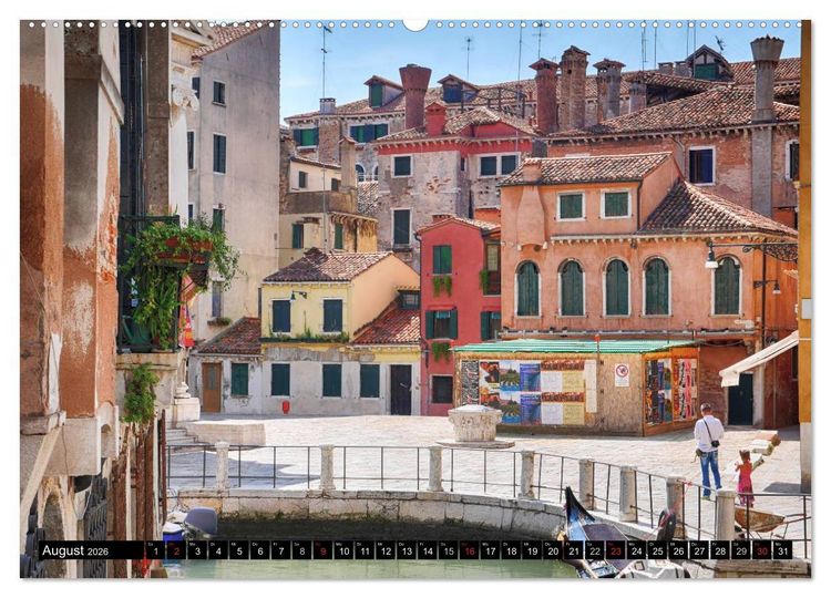 Produktbild: Venedig - Der andere Blick (hochwertiger Premium Wandkalender 2026 DIN A2 quer), Kunstdruck in Hochglanz