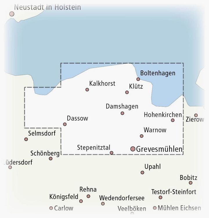 Produktbild: Ostseebad Boltenhagen - Kl&uuml;tzer Winkel 1:30 000