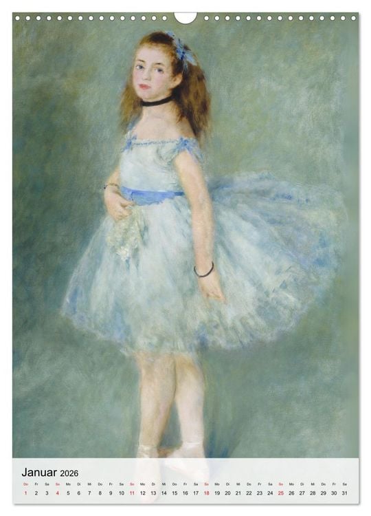 Produktbild: Die kleinen Musen des Monsieur Renoir (Wandkalender 2026 DIN A3 hoch), CALVENDO Monatskalender