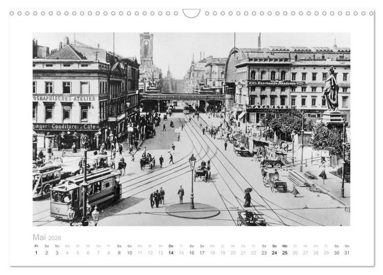 Produktbild: Der Alexanderplatz - Pulsschlag der Metropole Berlin (Wandkalender 2026 DIN A3 quer), CALVENDO Monatskalender
