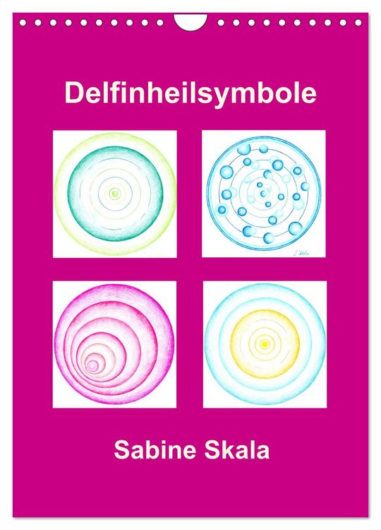 Produktbild: Delfinheilsymbole (Wandkalender 2026 DIN A4 hoch), CALVENDO Monatskalender