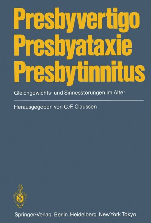 Produktbild: Presbyvertigo Presbyataxie Presbytinnitus