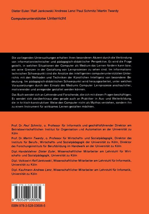 Produktbild: Computerunterst&uuml;tzter Unterricht