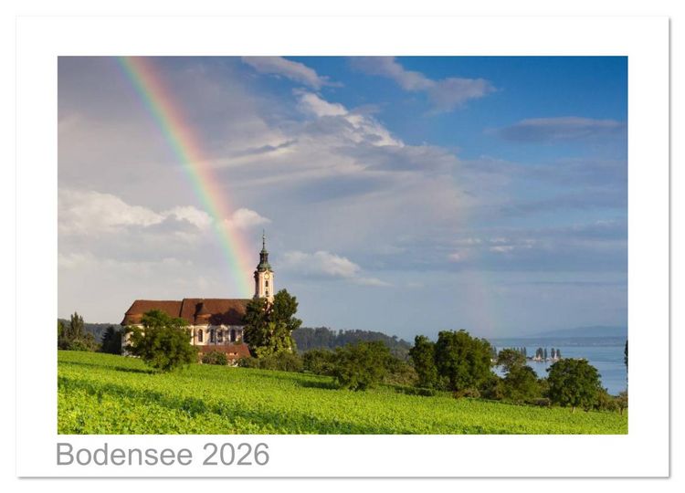 Produktbild: Bodensee 2026 (Wandkalender 2026 DIN A2 quer), CALVENDO Monatskalender