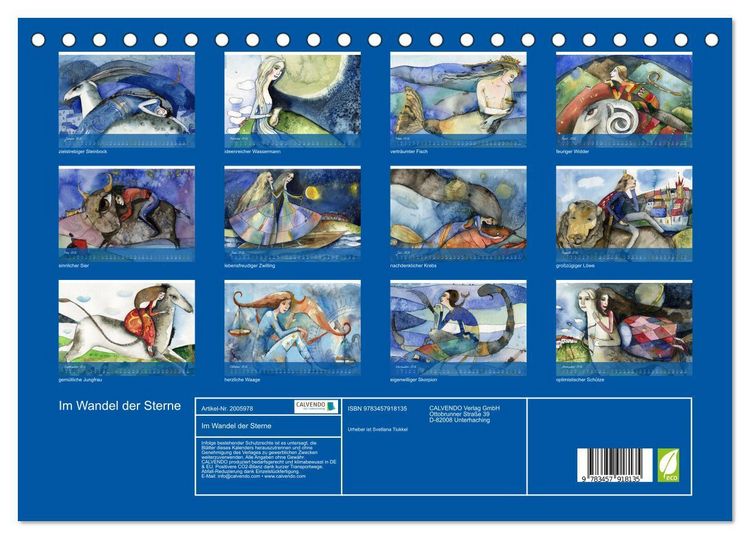 Produktbild: Im Wandel der Sterne (Tischkalender 2026 DIN A5 quer), CALVENDO Monatskalender