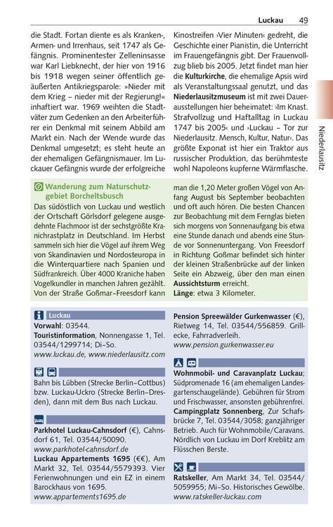 Produktbild: TRESCHER Reisef&uuml;hrer Lausitz
