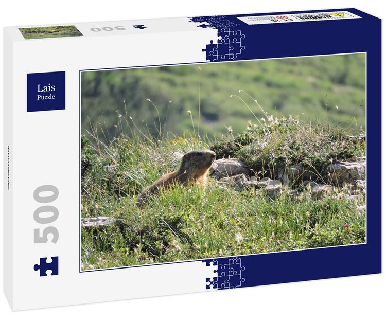 Produktbild: Lais Puzzle Murmeltier 500 Teile