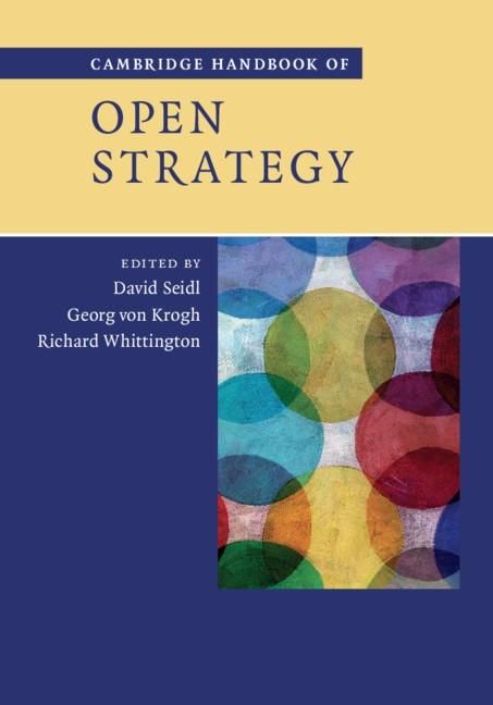 Produktbild: Cambridge Handbook of Open Strategy