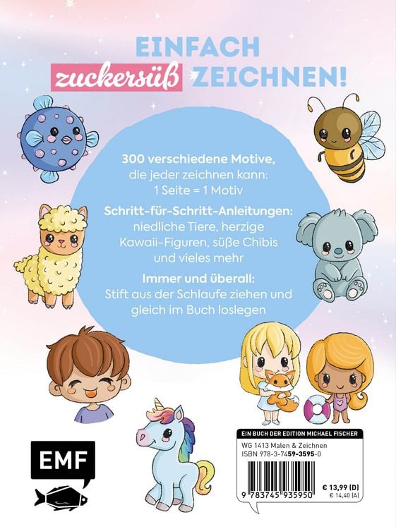 Produktbild: 300 Motive zeichnen &ndash;&nbsp;Supersweet Kawaii
