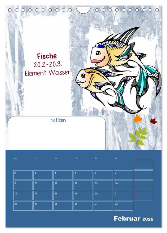 Produktbild: Sternzeichen &bull; Geburtstagskalender / Planer (Wandkalender 2026 DIN A4 hoch), CALVENDO Monatskalender