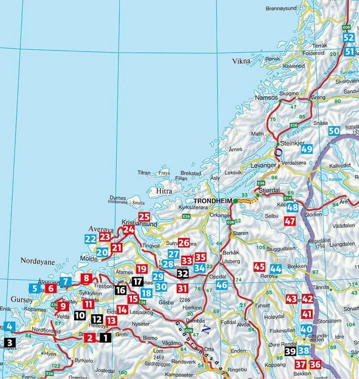 Produktbild: ROTHER Wanderf&uuml;hrer Norwegen Mitte