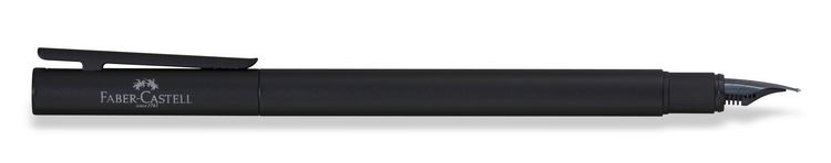 Produktbild: Faber-Castell F&uuml;ller NEO Slim Schwarz matt, schwarz, M