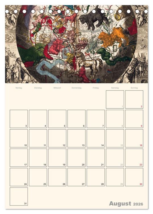 Produktbild: Zu den Sternen - mit Planerfunktion (Tischkalender 2026 DIN A5 hoch), CALVENDO Monatskalender