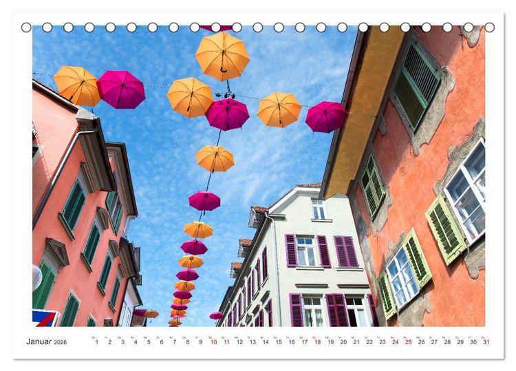 Produktbild: Bregenz am Bodensee (Tischkalender 2026 DIN A5 quer), CALVENDO Monatskalender