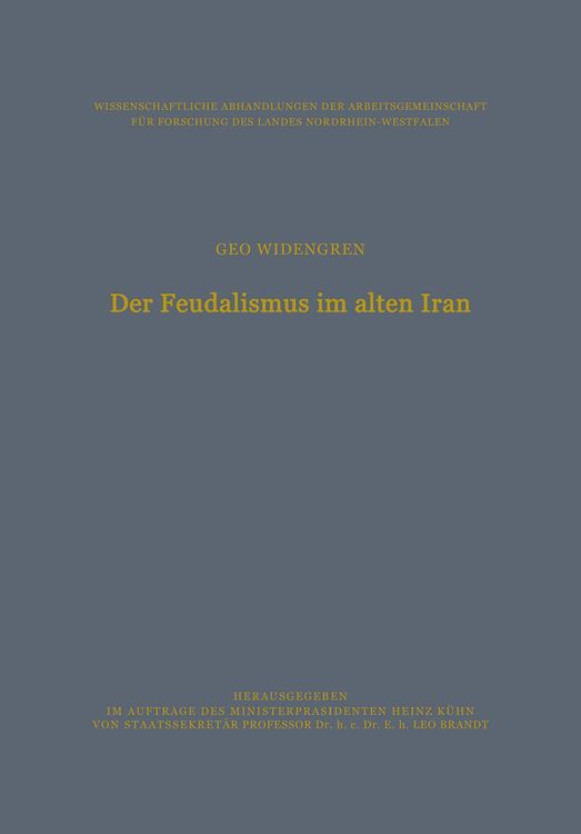 Produktbild: Der Feudalismus im alten Iran