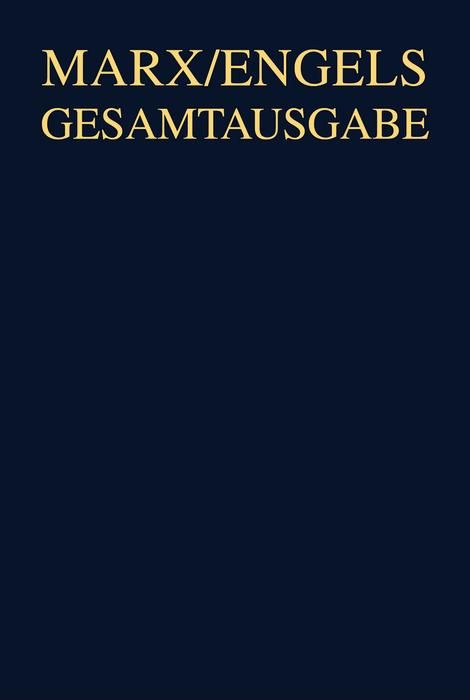 Produktbild: Karl Marx/Friedrich Engels, Werke, Artikel, Entw&uuml;rfe. September 1867 bis M&auml;rz 1871