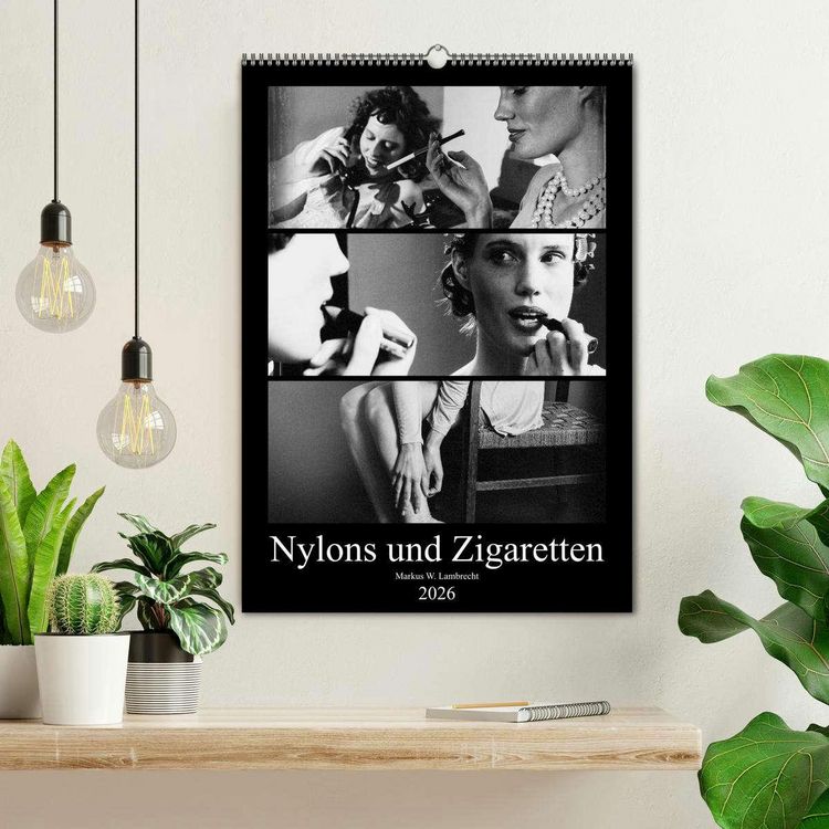 Produktbild: Nylons und Zigaretten (Wandkalender 2026 DIN A2 hoch), CALVENDO Monatskalender
