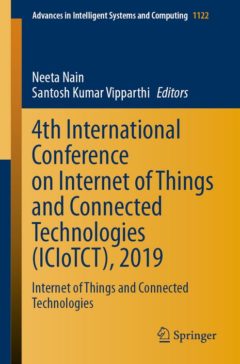 Produktbild: 4th International Conference on Internet of Things and Connected Technologies (ICIoTCT), 2019