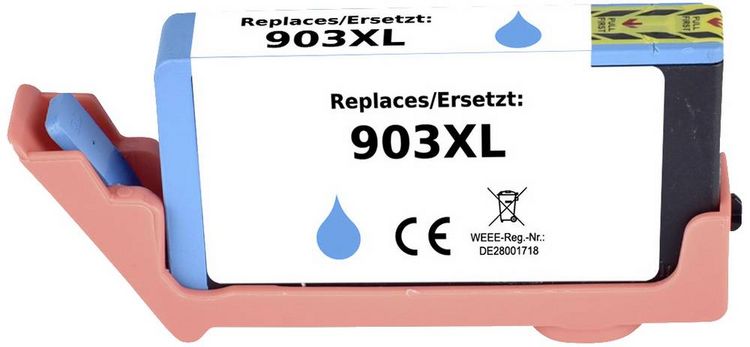 Produktbild: Renkforce Druckerpatrone ersetzt HP 903XL, T6M03AE Kompatibel Cyan RF-5705454