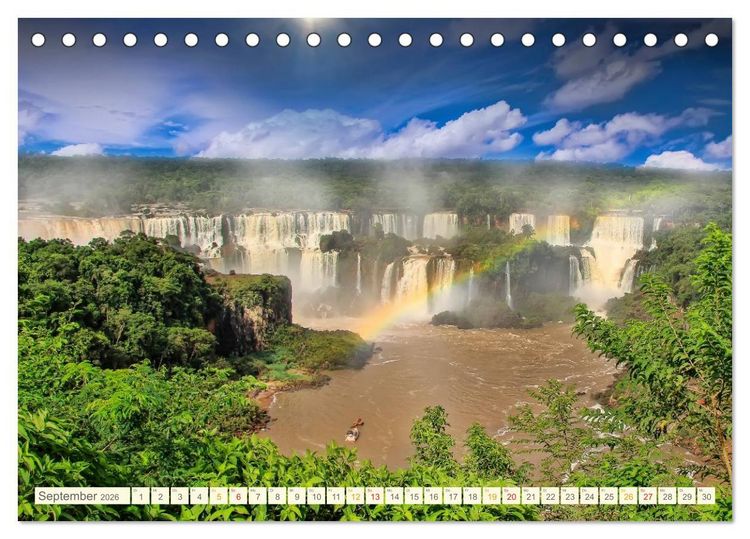 Produktbild: Fernweh - Wunschziele, die Traumziele der Welt entdecken (Tischkalender 2026 DIN A5 quer), CALVENDO Monatskalender